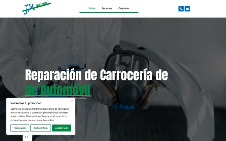 Screenshot of jmchapaypintura.com
