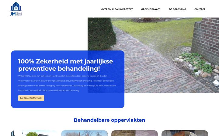 Screenshot of jmcleanprotect.nl
