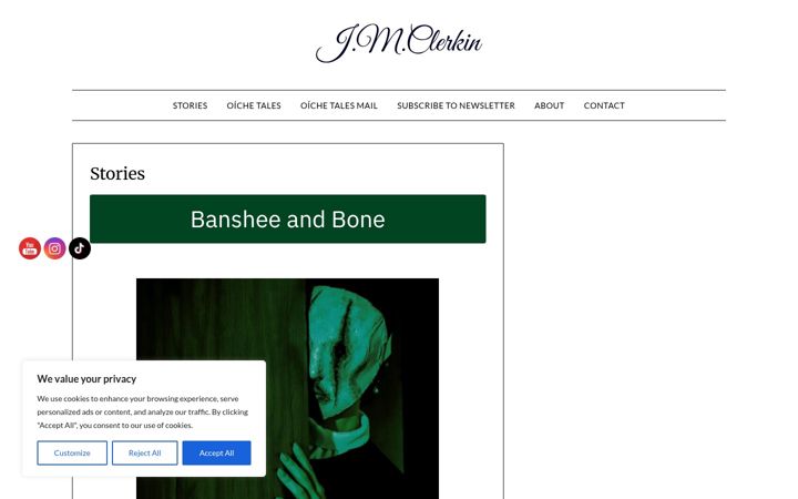 Screenshot of jmclerkin.com