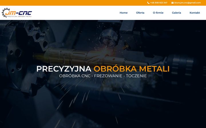 Screenshot of jmcnc.pl