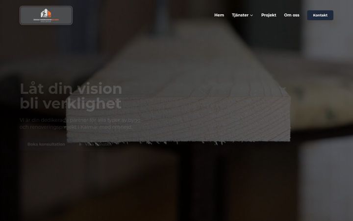 Screenshot of jmdesign.se