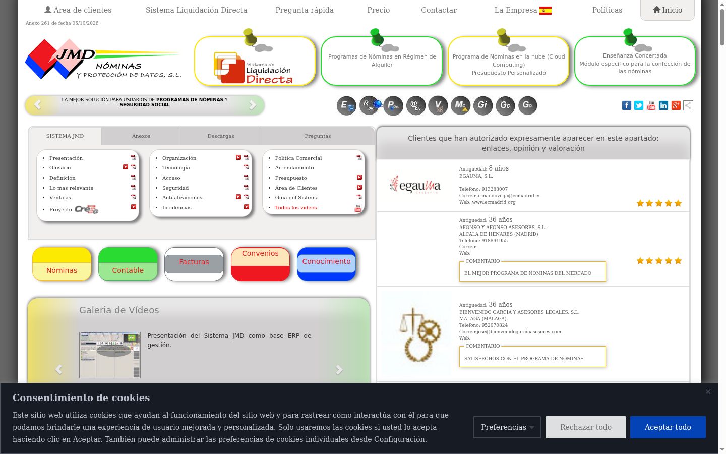 Capture d'écran de la bannière de consentement affichée avant toute interaction