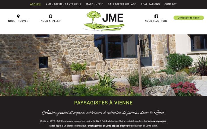 Screenshot of jme-creation.fr