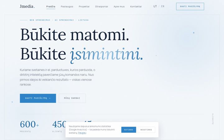 Screenshot of jmedia.lt