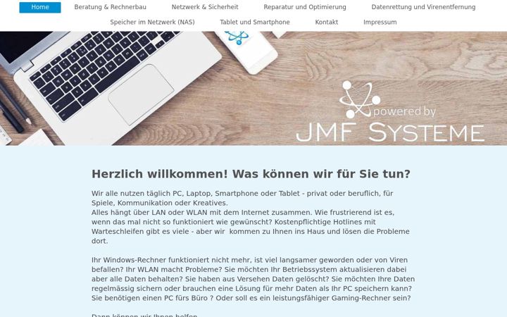 Screenshot of jmf-systeme.de