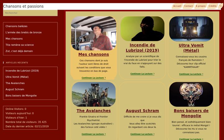 Screenshot of jmfre.fr
