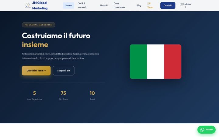 Screenshot of jmglobalmarketing.com