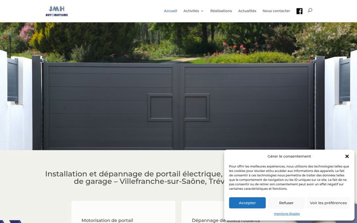 Screenshot of jmh-automatisme.fr