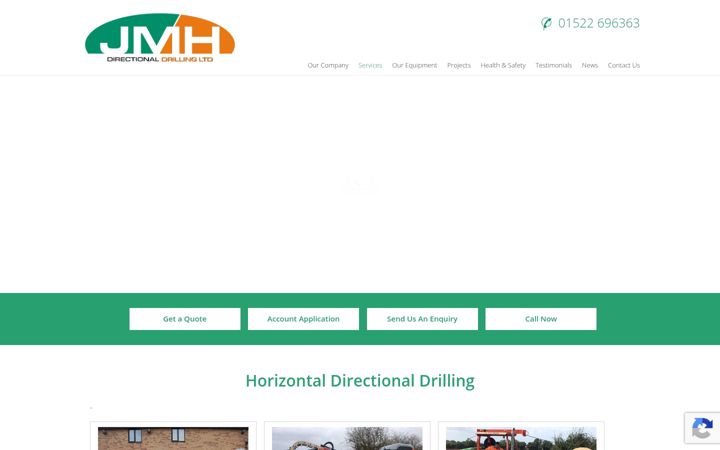 Skjermbilde av jmhdirectionaldrilling.co.uk