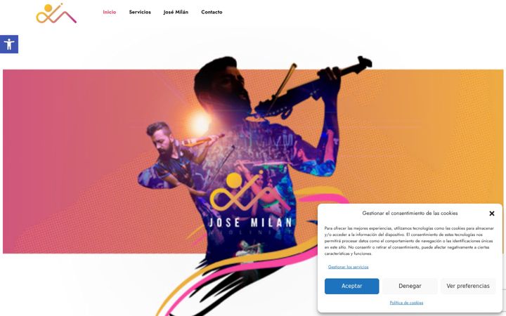 Screenshot of jmilan.es