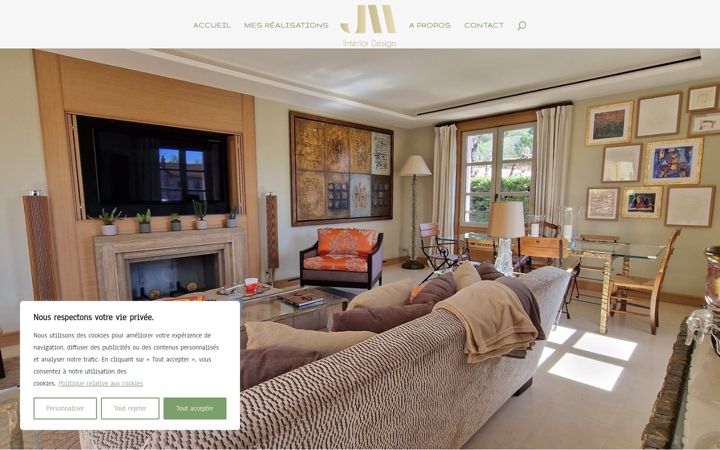 Screenshot of jminteriordesign.fr