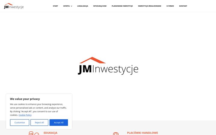 Screenshot of jminwestycje.pl