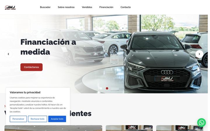 Screenshot of jmjsportcars.es