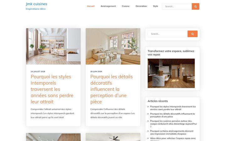 Screenshot of jmkcuisines.com