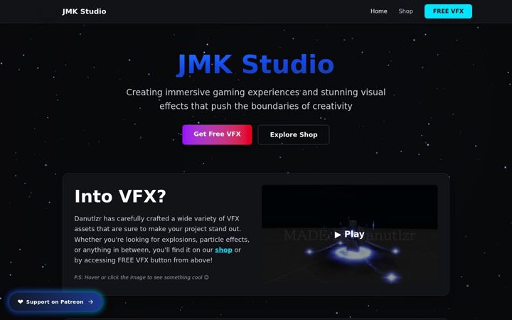 Screenshot of jmkstudio.eu