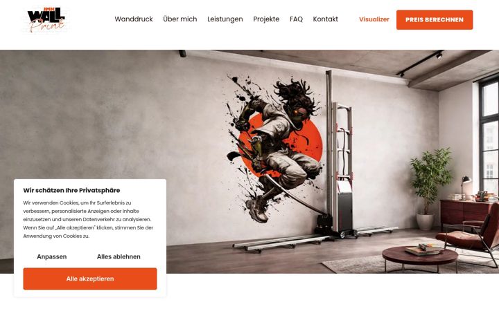 Screenshot of jmkwall.com