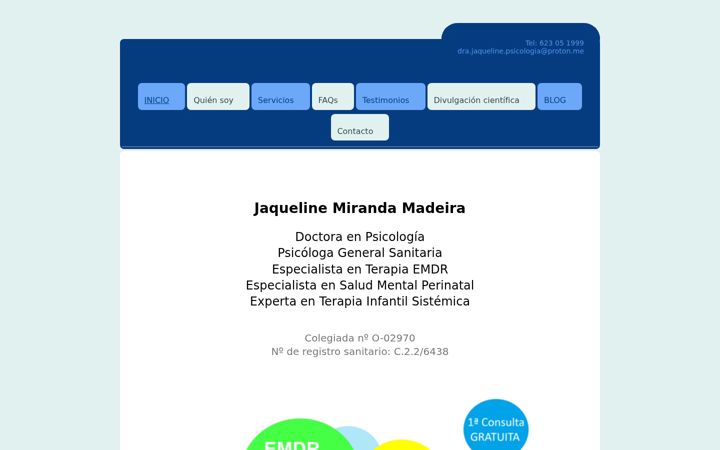 Screenshot of jmmadeira.com