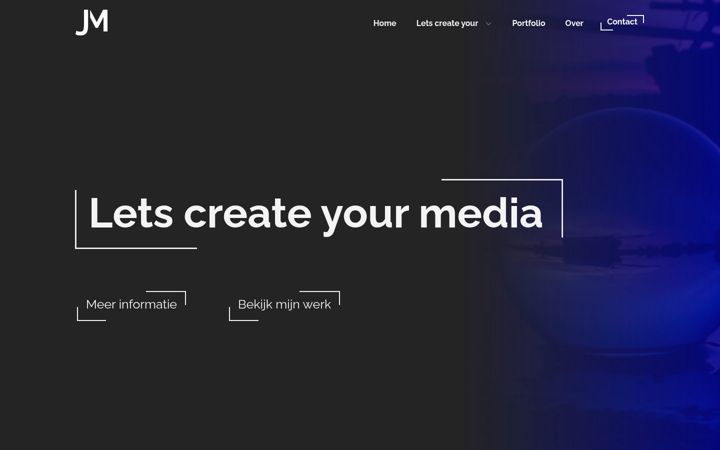 Screenshot of jmmediacreations.nl