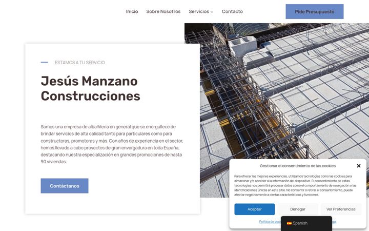 Screenshot of jmobrasdelmediterraneo.com
