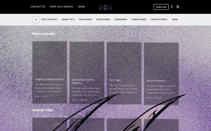 Screenshot of jmoocreations.shop
