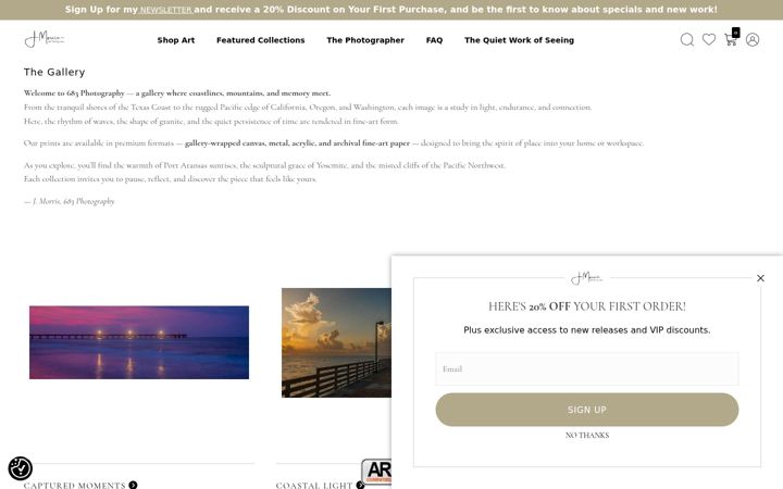 Screenshot of jmorris683photography.com