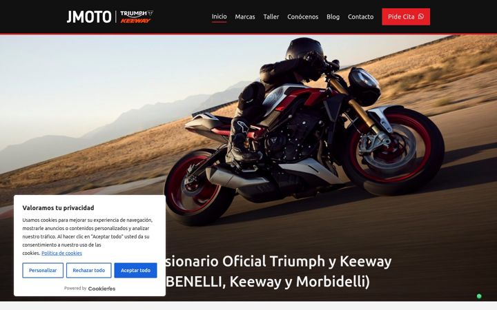 Screenshot of jmotogranada.com