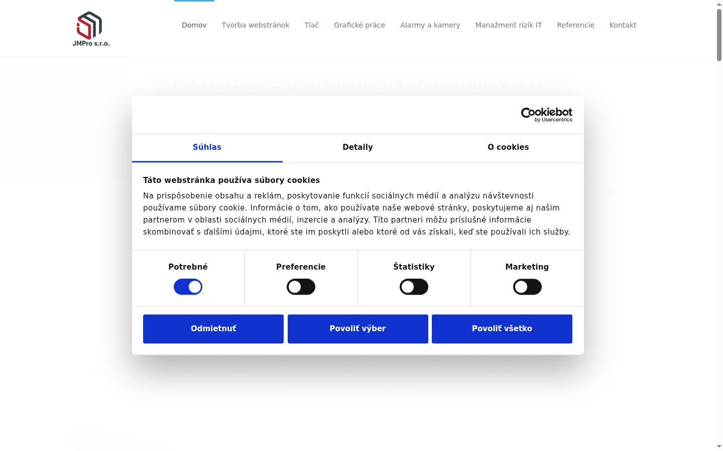 Zrzut ekranu banera zgody wyświetlanego przed jakąkolwiek interakcją