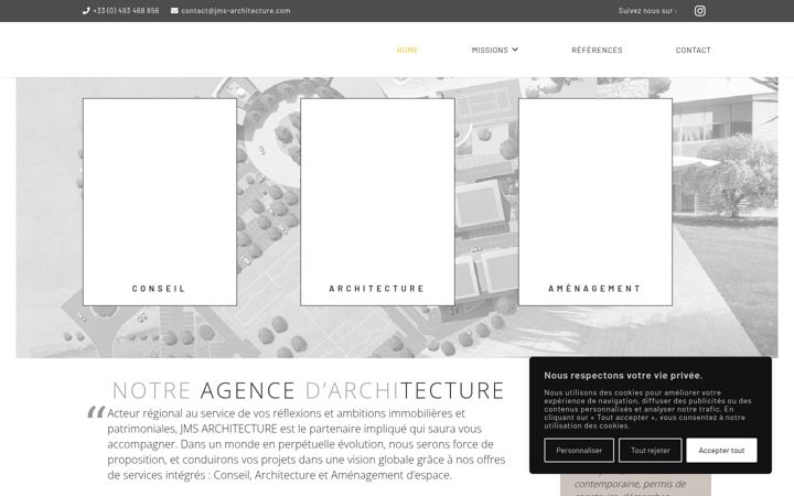 Screenshot of jms-architecture.com