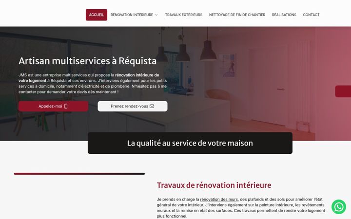 Screenshot of jms-multiservices.fr