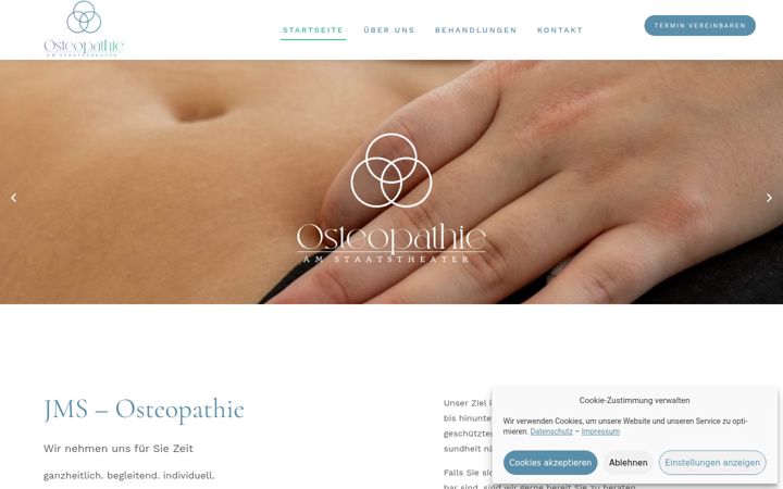 Screenshot of jms-osteopathie.de