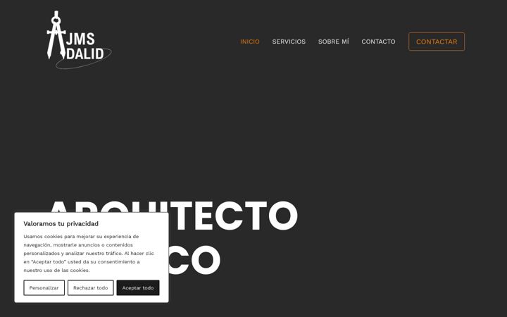 Screenshot of jmsadalid-arquitectotecnico.com