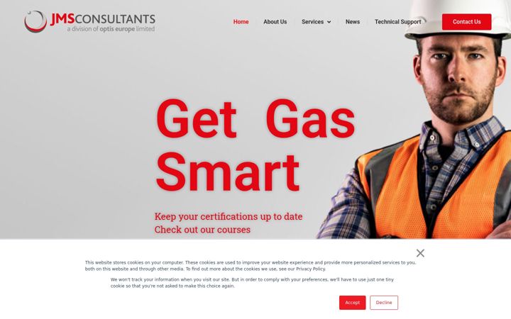 Screenshot of jmsconsultants.co.uk