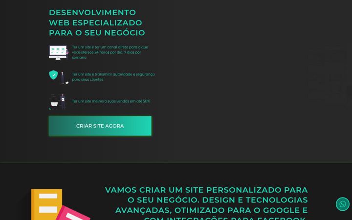 Screenshot of jmsoftwares.com.br