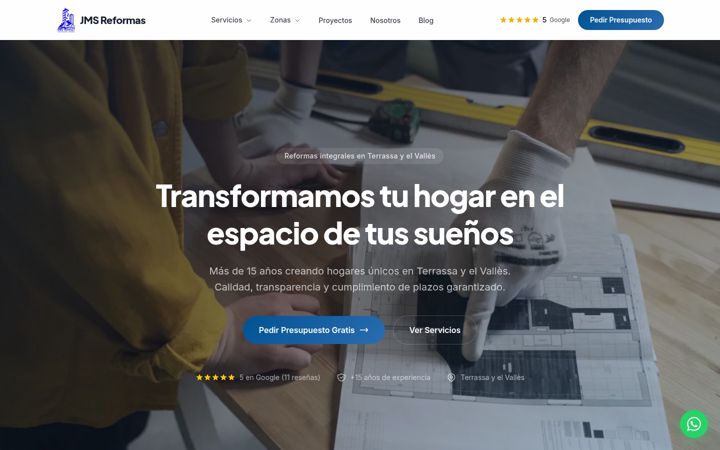 Screenshot of jmsreformas.es
