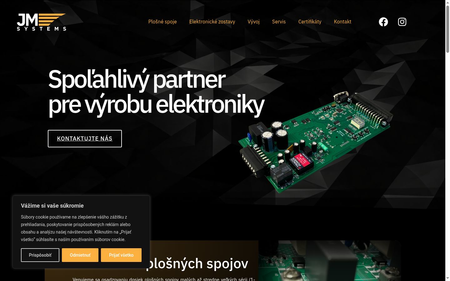 Snímek obrazovky baneru souhlasu zobrazeného před jakoukoli interakcí