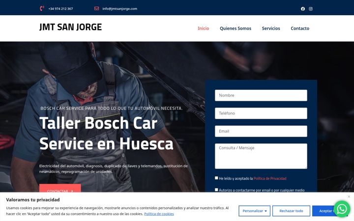 Screenshot of jmtsanjorge.com
