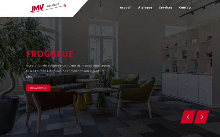 Screenshot of jmvelectricite.be