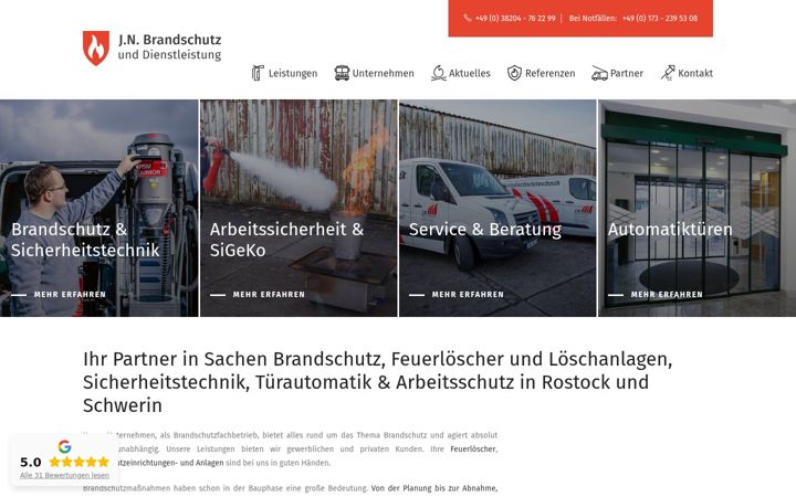 Screenshot of jn-brandschutz.de