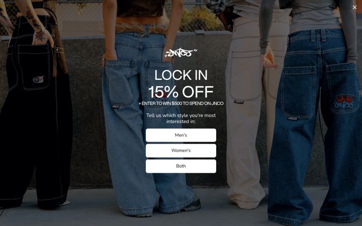 Snimka zaslona za jnco.com