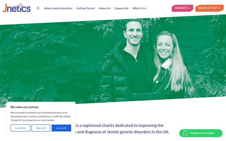 Screenshot of jnetics.org