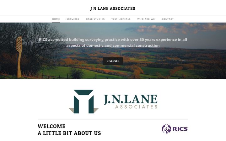 Screenshot of jnlaneassociates.co.uk