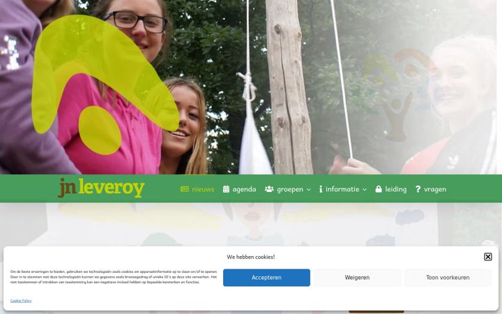 Screenshot of jnleveroy.nl