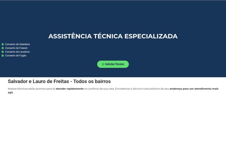 Screenshot of jnrefrigeracaoba.com.br