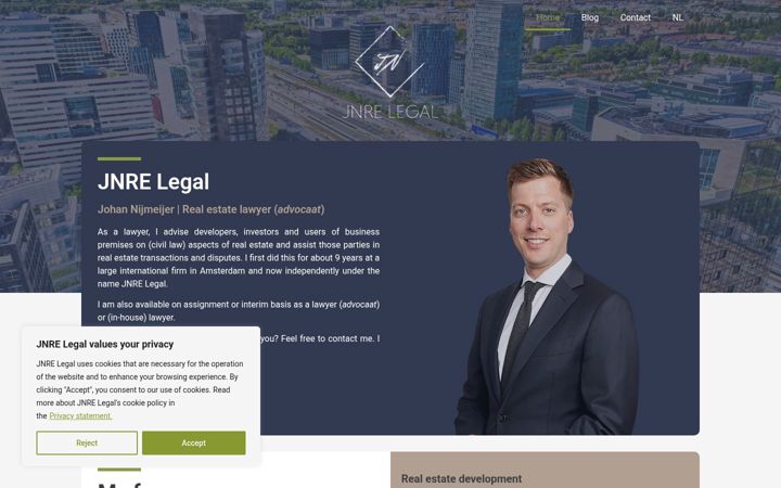 Screenshot of jnrelegal.com
