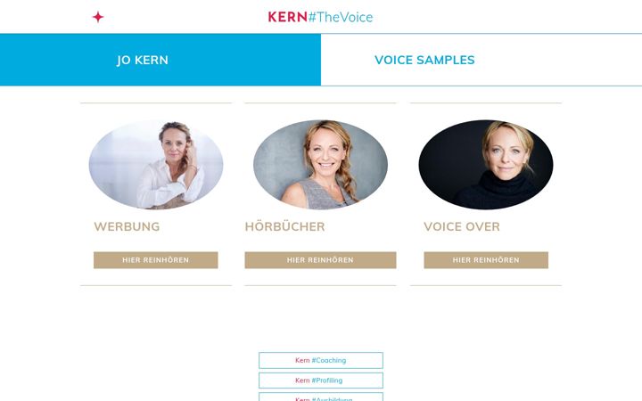 Screenshot of jo-kern-audio.com