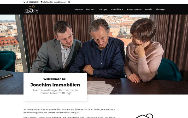 Screenshot of joachim-immobilien.com