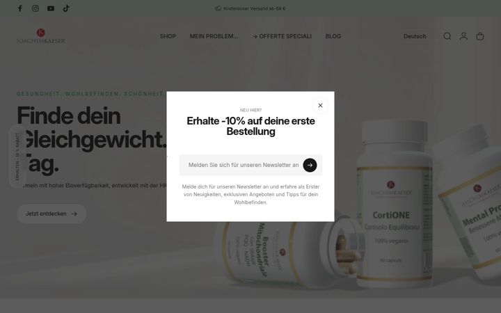 Screenshot of joachimkaeser.ch