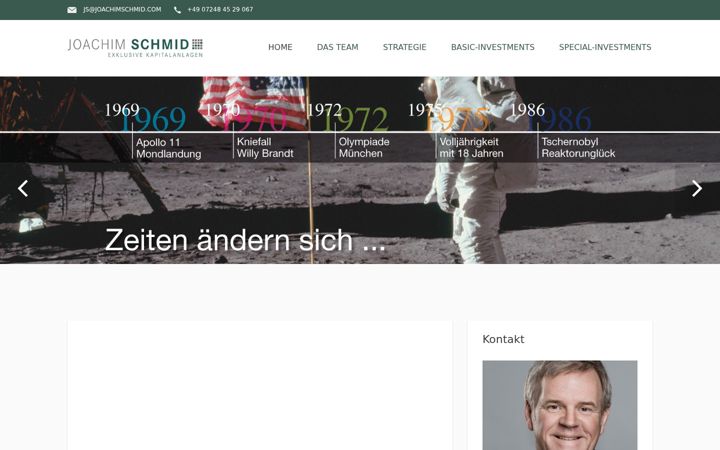 Screenshot of joachimschmid.com