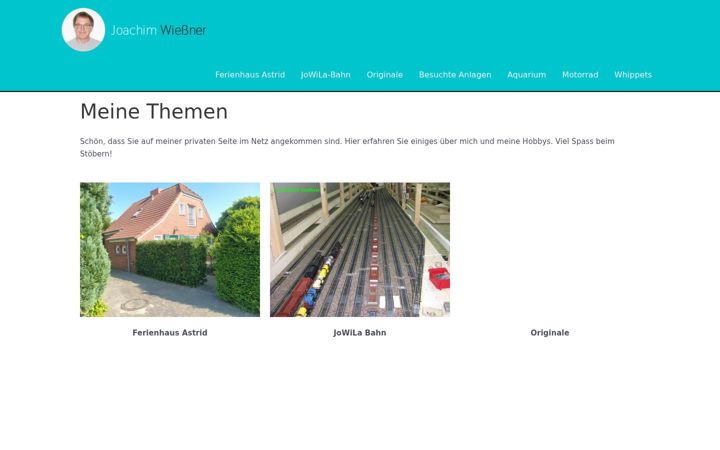 Screenshot of joachimwiessner.eu