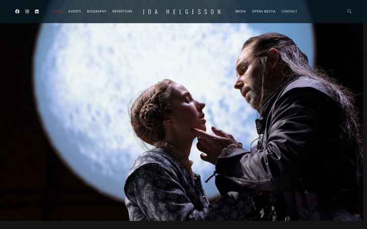 Screenshot of joahelgesson.net